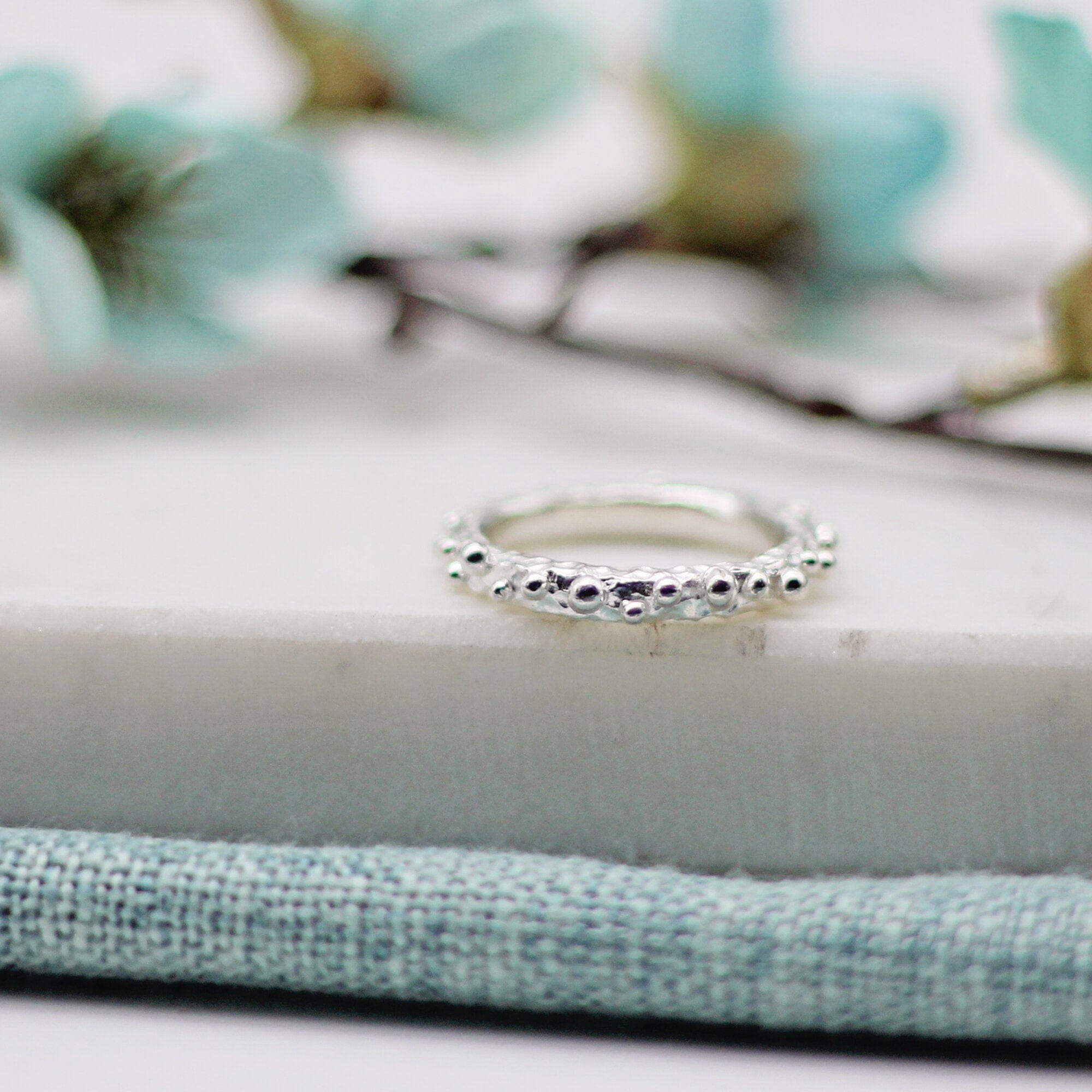 Maggie Read Jewellery Rings Orbital Silver Ring